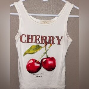 Cherry Graphic Tank Top
